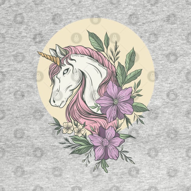 Super Beautiful unicorn art by Skidipap
